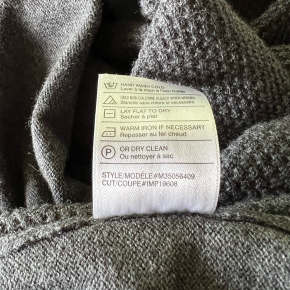 Men's Vince Cotton Cashmere Henley Sweater M - Picture 4 of 9